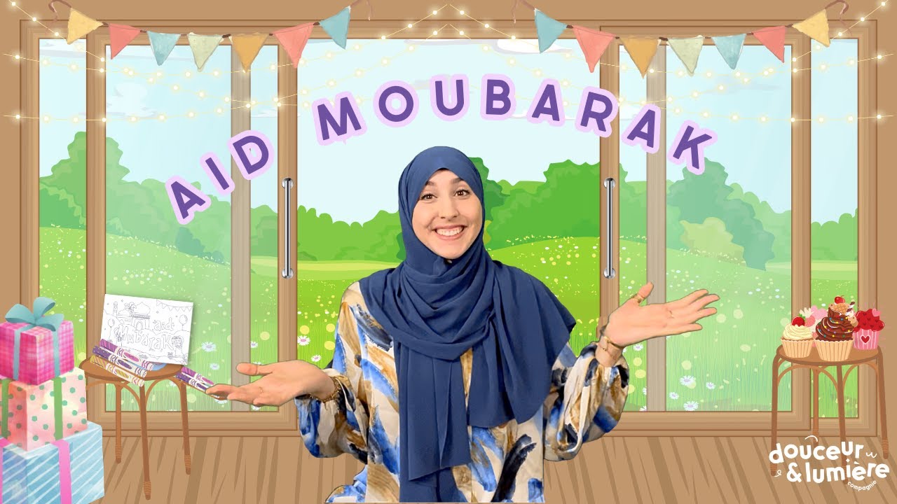DLC- Comptine musulmane Aid Moubarak🎉 ( sans instruments ) Comptine enfants