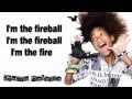 Fireball ft.Nikki Minaj (Lyrics On Screen)