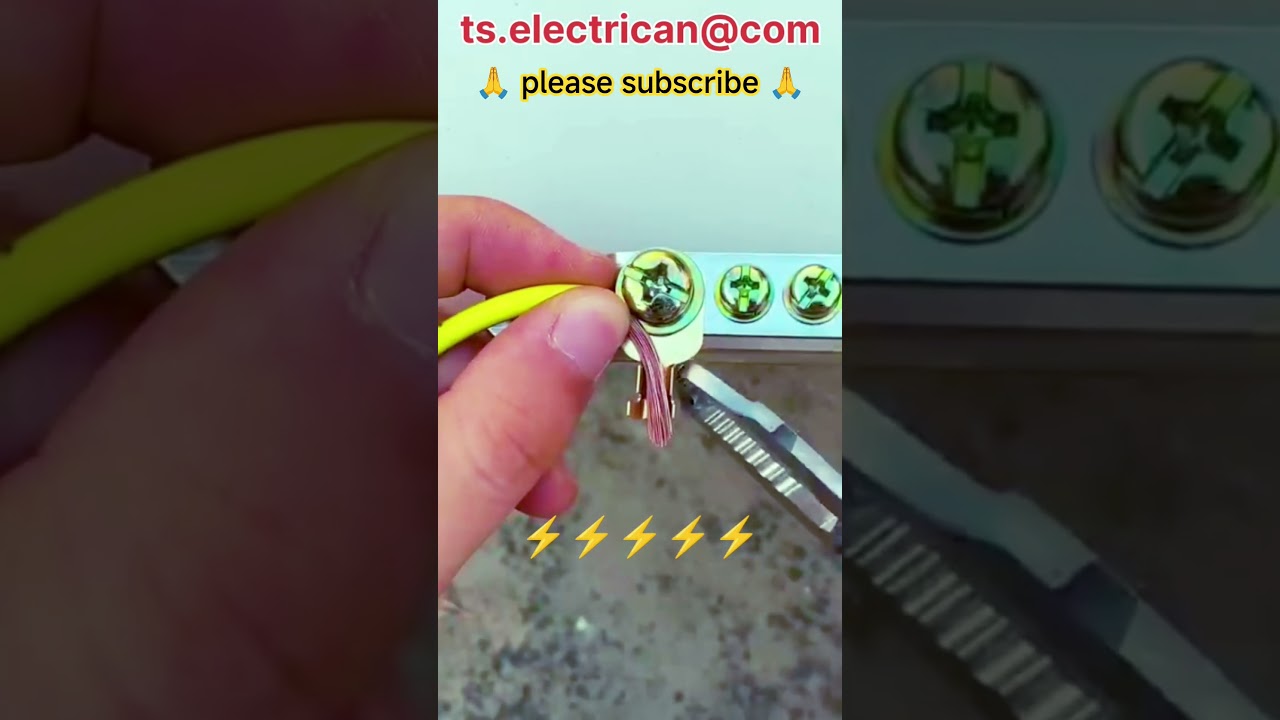 #WireConnection #Thimble #DIYTools#ring type thimbles wire connection#ytshorts#tranding short video⚡