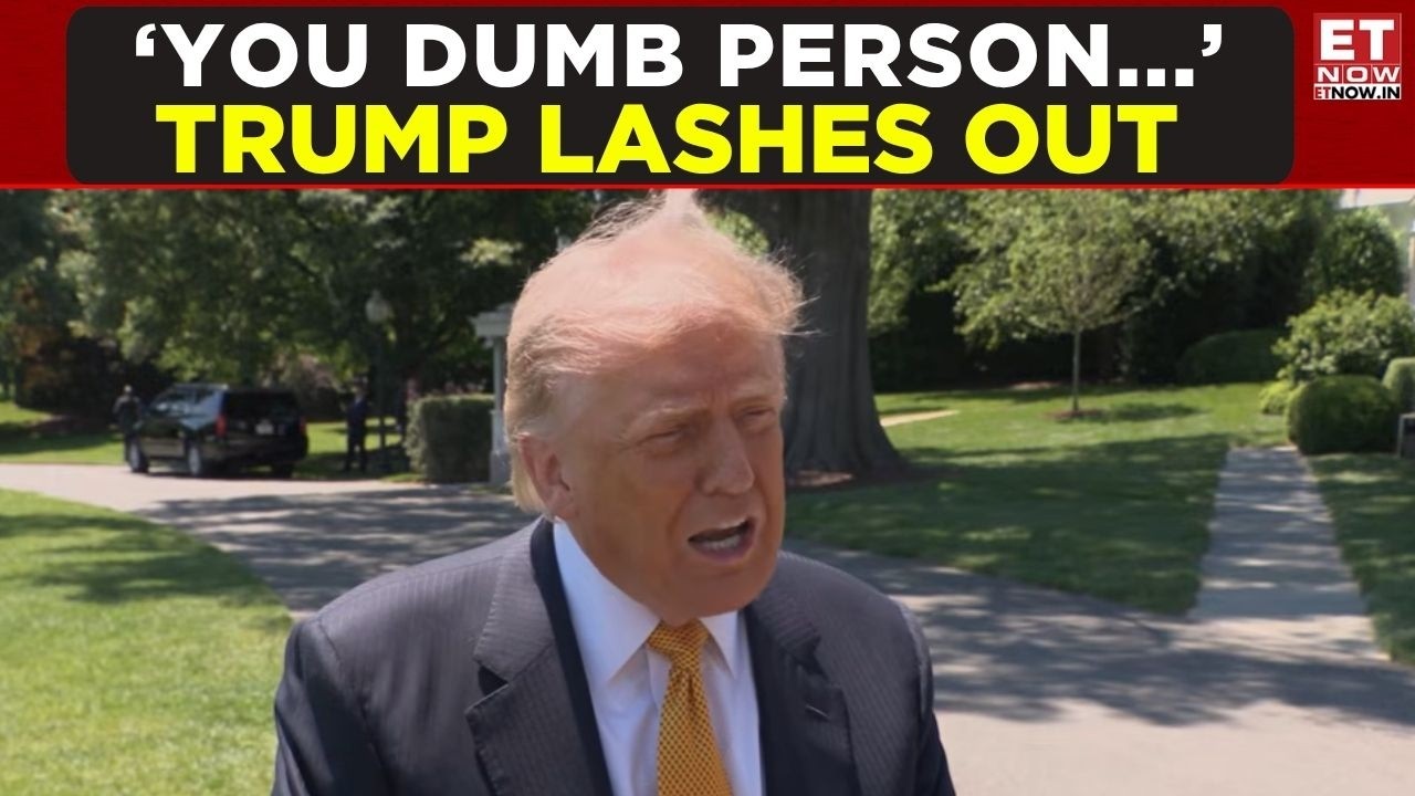 'You Are A Dumb Person...' Donald Trump Lashes Out At Reporters, Video ...