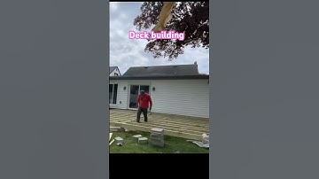 Deck building Timelapse #deckbuilding #timelapse #deck #decking #diy #remodel #backyard