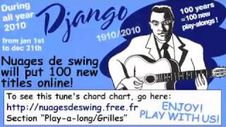 Bésame mucho : play-back n°035b (Nuages de Swing 100 years Django 100 new play-a-long) chords