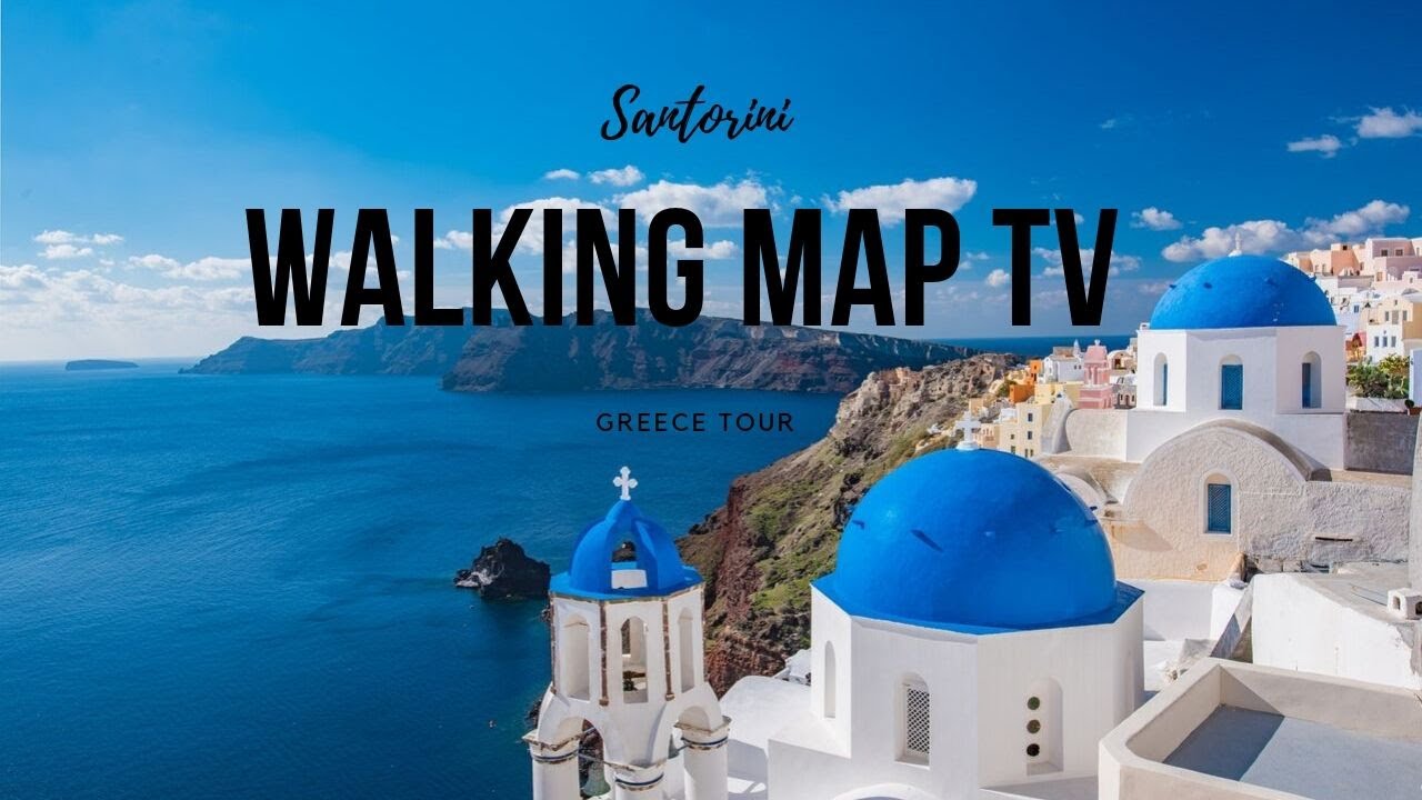 Santorini Sunset Spot (From Imerovigli Bus Stop) -Walking / Santorini Hotels /  Santorini Restaurant