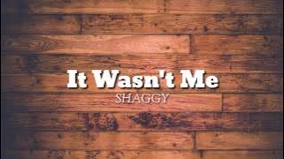 Shaggy - It Wasn't me (Lyrics)