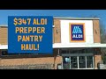 Shop With Me At Aldi | Prepper Pantry Haul