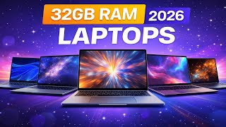 Best 32GB RAM Laptops in 2026💻🚀 | 🔥 Top 4 Picks For Gaming, Editing & Multitasking