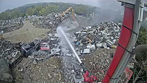 🔥Watch The Fire Rover Fight An Light Tin Pile Fire 🔥