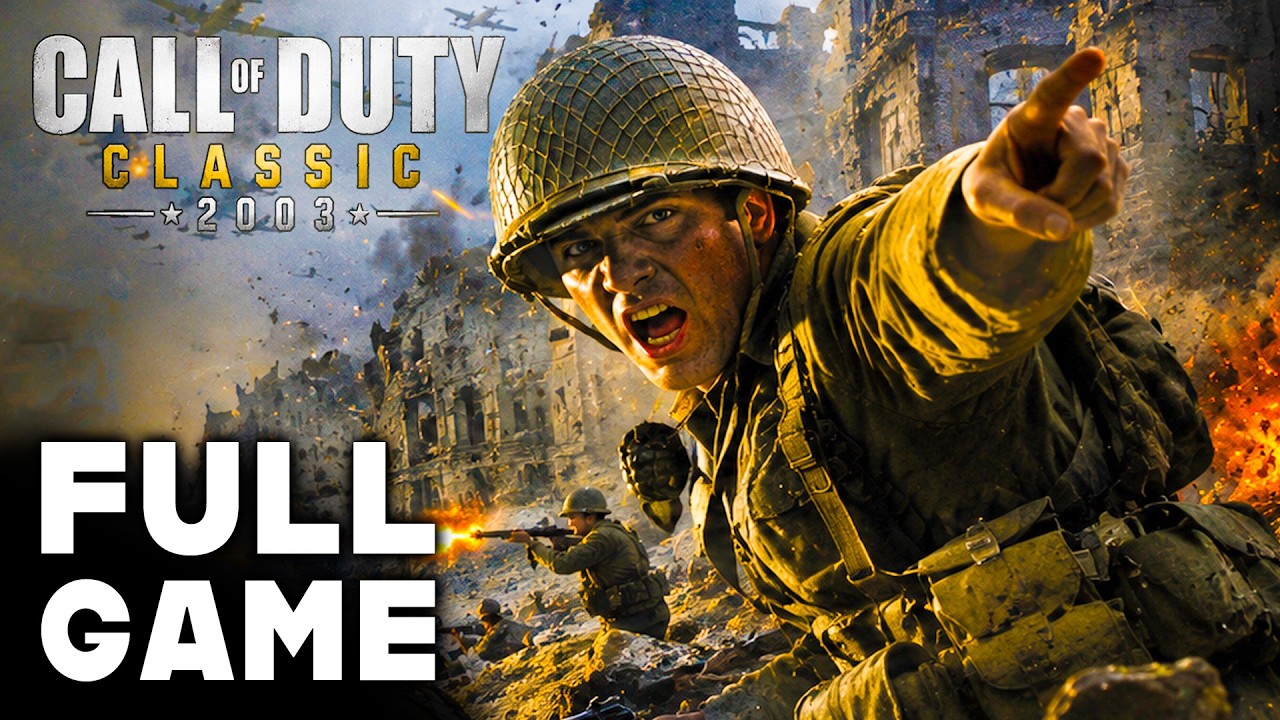 Cod Classic Call of Duty Classic (2003) - Complete Campaign (4K Ultra) RTX 4090 ...