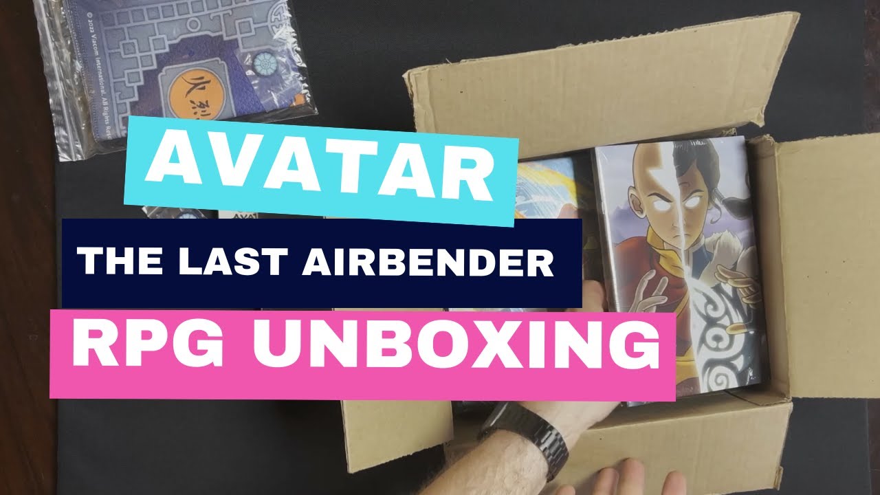 Avatar the Last Airbender RPG Unboxing