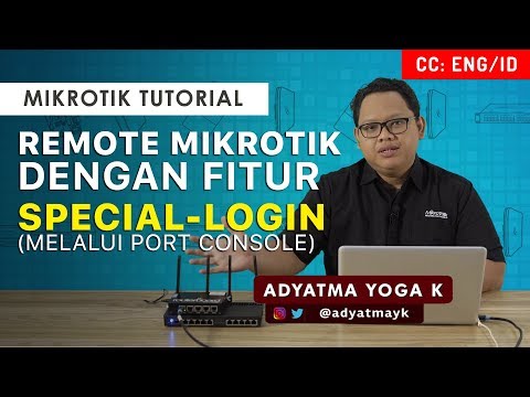 Special Login, Remote Mikrotik via Console - MIKROTIK TUTORIAL [ENG SUB]