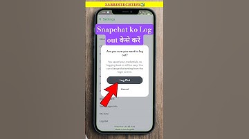 How to Log out Snapchat // 😔 Snapchat ko Log out Kaise Kare #snapchat