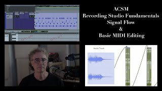 ACSM Recording Studio Fundamentals Class 3: Pro Tools Signal Flow Basics, Beginning MIDI Editing