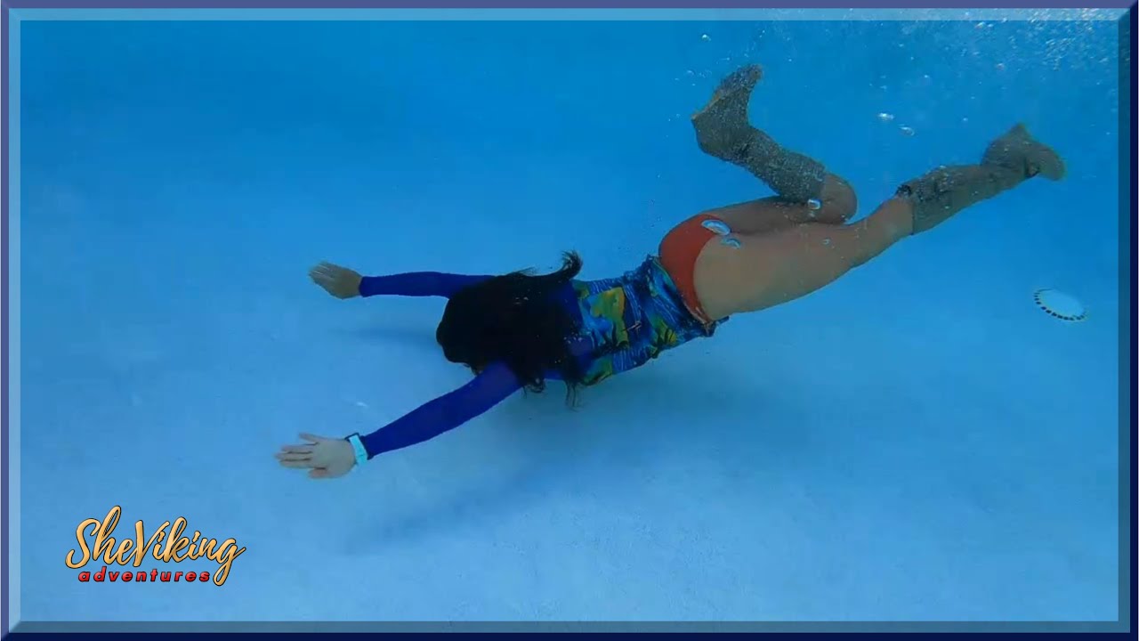 Underwater Swimming With Clothes On 💦  Wearing A Dress and Boots 👢