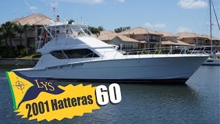 SOLD!!! 2001 Hatteras 60 Sport Fishing Yacht for sale at Little Yacht Sales