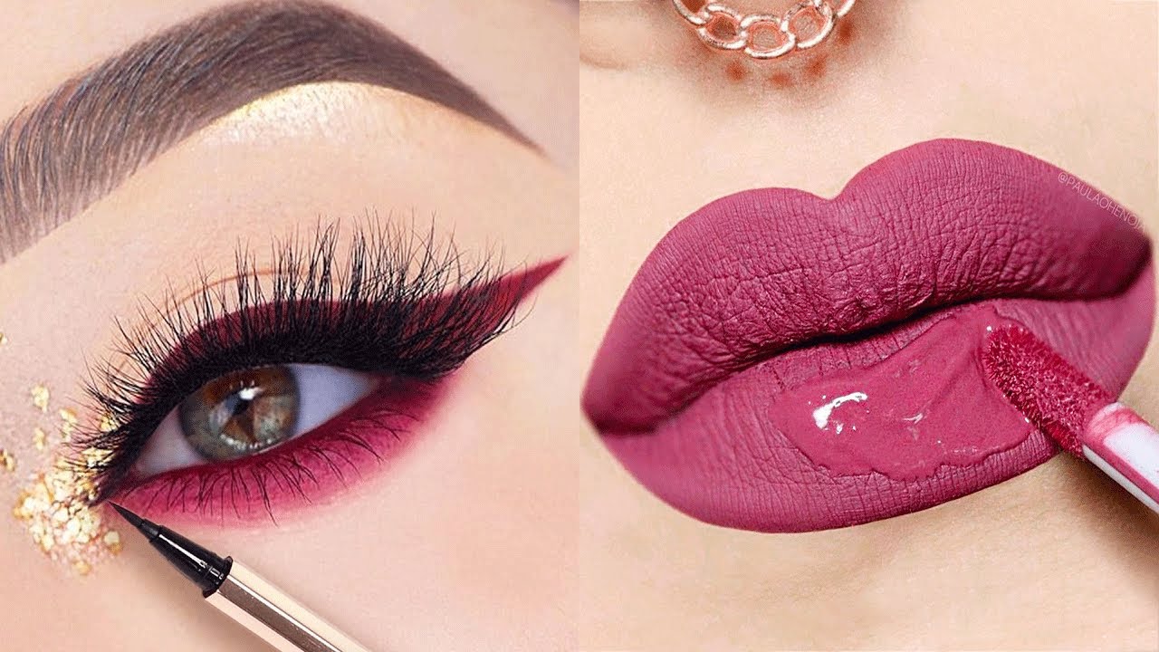 BEST MAKEUP TRANSFORMATION | Eye & Lips Makeup Tutorial 2022 | Makeup Inspiration