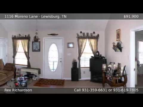 1116 Moreno Lane, Lewisburg, TN home video tour