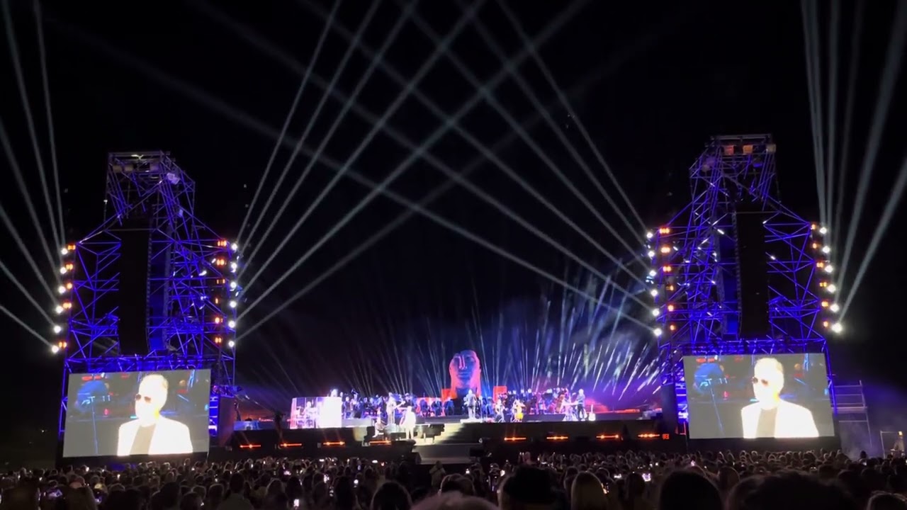 Fall on me, Matteo Bocelli and Andrea Bocelli in Teatro del Silenzio 2025, recorded by JW Noom