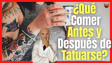 ¿Puedo tomar café antes del tatuaje?