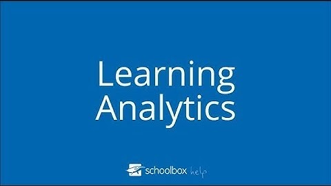 Learning Analytics - LMS Tools