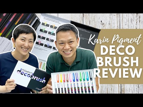 KARIN PIGMENT DECOBRUSH PEN REVIEW - Vial Designs