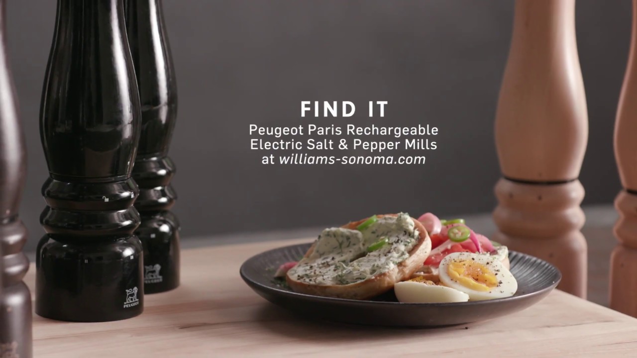 Williams Sonoma Rechargeable Electric Salt & Pepper Mills