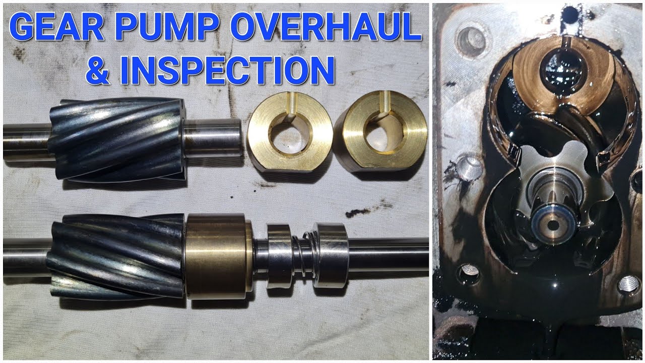 Ship's Gear pump and motor overhaul #pump #marineengineer #gearpump #motor