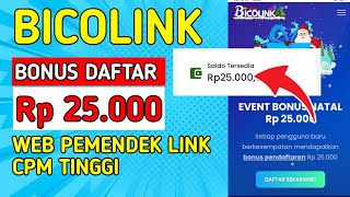 Daftar Bicolink Dibayar 25 Ribu Event Nantal Web Shortlink Cpm Tinggi