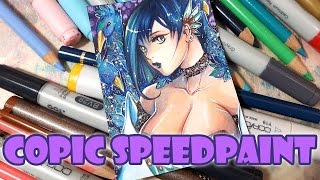 COPIC Speedpaint ★ Lady of Birds