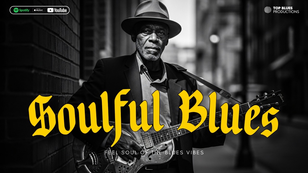 Chicago Blues Music | Slow Chicago Blues Guitar for Midnight Whiskey Nights