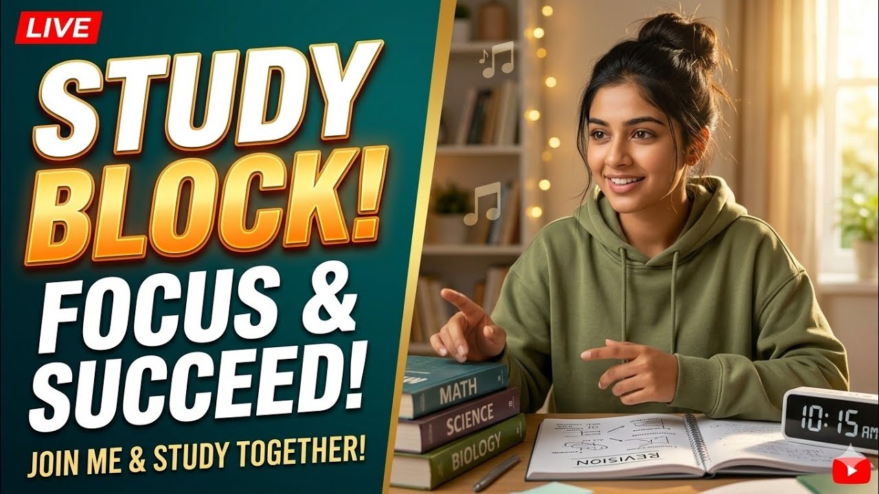Welcome to my live study session! 📚 - YouTube