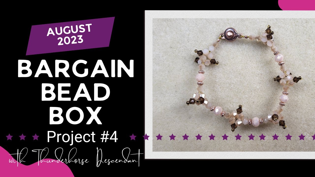 Project 4 Bead Wire Weaved Bracelet August 2023 Bargain Bead Box Mini