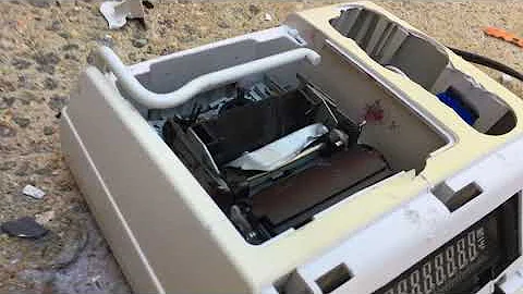 Smashing a Sharp EL-1197P 12 Digit Electronic Calculator Part 2