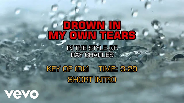 Drown in My Own Tears Instrumental version - Instrumental performance video thumbnail