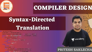 Syntax-directed translation | Compiler Design | CSE/GATE | Pritesh Saklecha