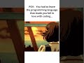 POV: The language that made you love coding…#coding#programming#relatable#fyp#viral#shorts#python
