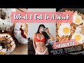 What I Eat In A Week to stay fit (REALISTIC college student)