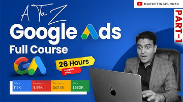 Google Ads Course | A Step-by-Step Guide for Beginners to Advance | Part - 1 #googleadscourse
