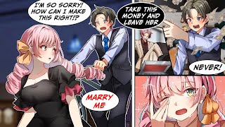 [Manga Dub] The wealthy girl that I hurt asked me to marry her, so I did, but her father found out..