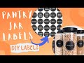 Diy pantry labels jar stickers  labels for spice jars  pantry labels stickers viral diy label