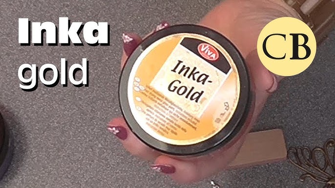 Viva Decor® Inka Gold (Steel Blue, 2,2 oz) metallic acrylic paint - craft  paint set - effect paints - craft paints acrylic sets - apply, polish -  done! - Made I…