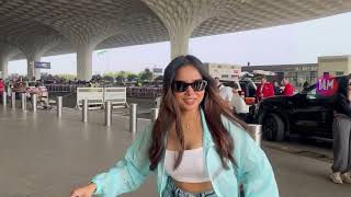 Manisha Rani Spotted At Mumbai Airport departure