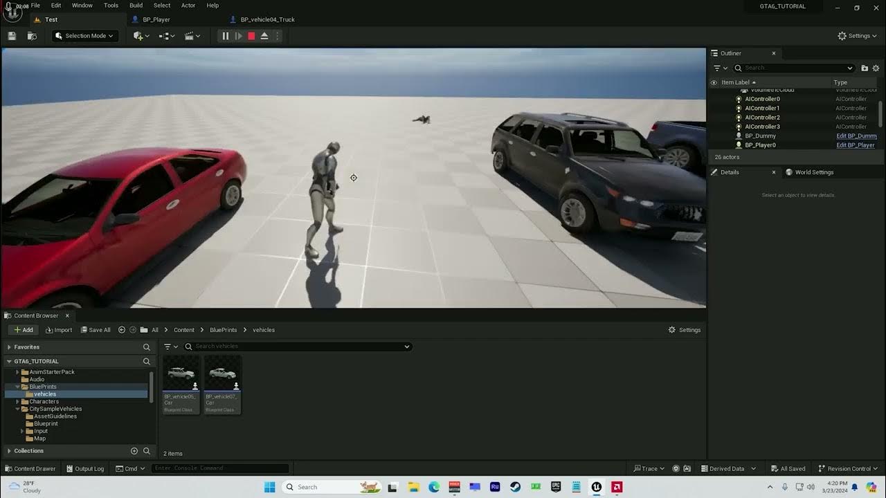 Day 8 of creating 3rd person FPS in Unreal Engine - YouTube