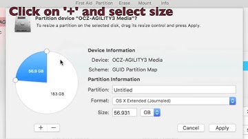 How to create a New Partition on OS X El Capitan
