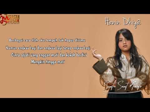 Hanin Dhiya - Suatu Saat Nanti (vidio Lirik)