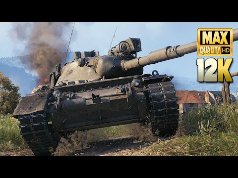 Видео: Leopard 1: Огромный урон в 12 тысяч за короткое время - World of Tanks