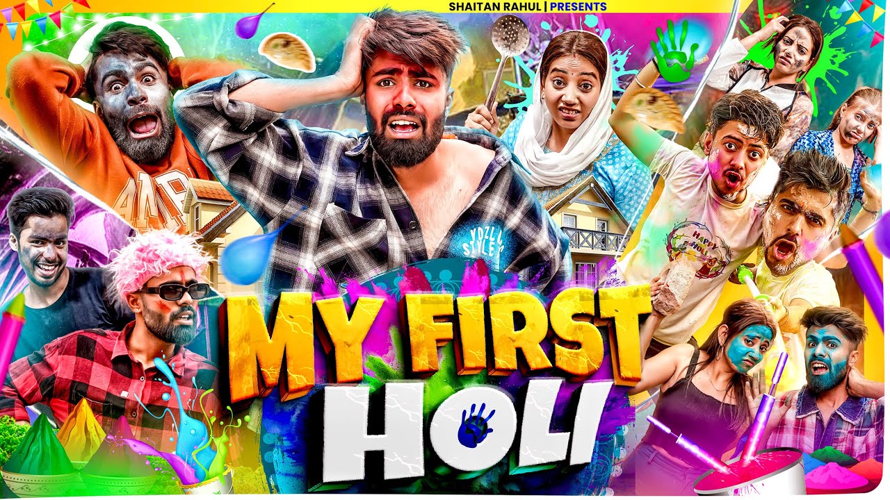 My First Holi || Shaitan Rahul || The Shivam || Shivam Dikro