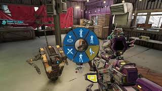 Fl4k dancing with Clap Trap last side mission Borderlands 3