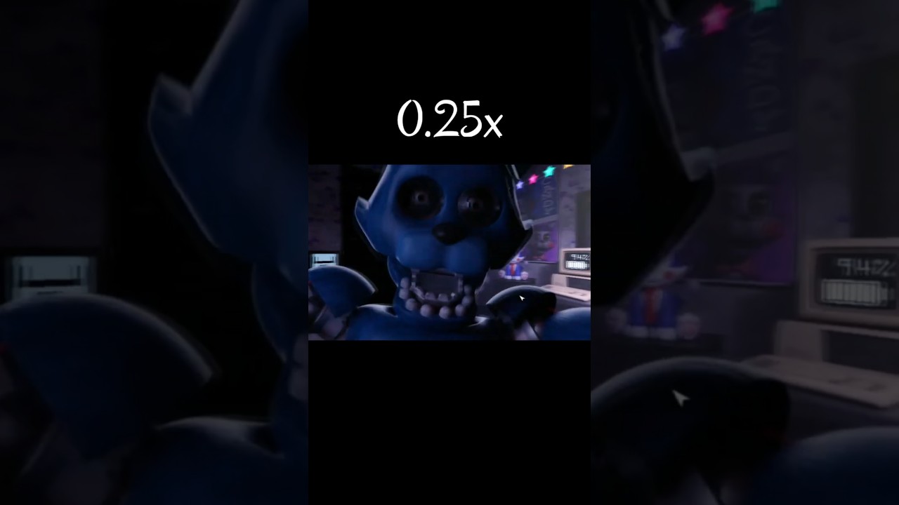 FNaC Remastered – Old Candy – Jumpscare 0.25x ➜ 2x