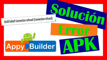 Solución error de compilación APK appybuilder |Build failed! Connection refused error in AppyBuilder