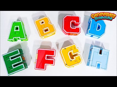 Best ABC Learning Video for Toddlers, Babies, and Kids with Transforming Letter Toys!